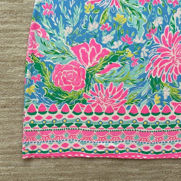 Lilly Pulitzer UPF 50+ Sophie Dress Zanizbar Blue Bunny Business Size Medium - Picture 11 of 16